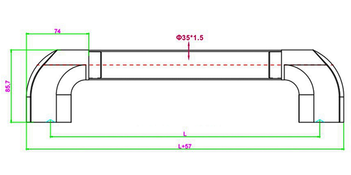  精密鑄造管型拉手
